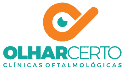 Logo marca Olhar certo rede de clinicas oftalmologia de São José dos Campos